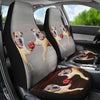 Border Terrier Print Car Seat Covers