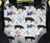 Large Black Pig Patterns Print Pet Seat Covers
