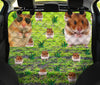 Cute Syrian Hamster Print Pet Seat Covers