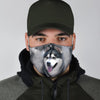 Cute Alaskan Malamute Print Face Mask