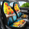 Sun Conure (The Sun Parakeet) Parrot Print Car Seat Covers