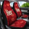 Him & Her Valentine's Day Special Car Seat Cover Seat