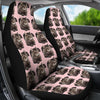 Maine Coon Cat Pattern Print Car Seat Covers