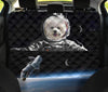 Bichon Frise In Space Print Pet Seat Covers
