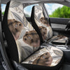 Campbell's Dwarf Hamster Print Car Seat Covers
