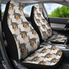 Australian Shepherd Dog Pattern Print Car Seat Covers