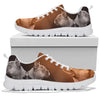 French Bulldog On Brown Print Running Shoes