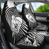 Black & White Snake Print Car Seat Covers