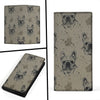 French Bulldog Patterns Print Women's Leather Wallet