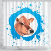 Jersey Cow Print Shower Curtain