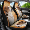 English Foxhound Print Car Seat Covers