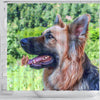 Amazing German Shepherd Dog Art Print Shower Curtains