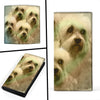 Dandie Dinmont Terrier Print Women's Leather Wallet