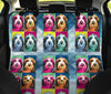 Bearded Collie Pattern Print Pet Seat Covers