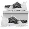 Bouvier des Flandres On White Print Running Shoes