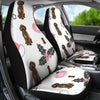 Spanish Water Dog Patterns Print Car Seat Covers