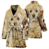 Yorkshire Terrier Print Women's Bath Robe