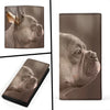 French Bulldog Print Women's Leather Wallet