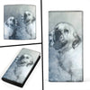 Cute Clumber Spaniel Print Women's Leather Wallet