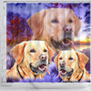 Labrador Retriever Print Shower Curtains