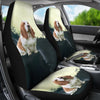 Basset Hound Dog Print Car Seat Covers