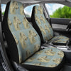 Irish Wolfhound Dog Patterns Print Car Seat Covers