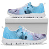 Great Pyrenees On Colorful Print Running Shoes