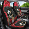 Entlebucher Mountain Dog On Pink Print Car Seat Covers