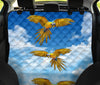 Cute Blue And Yellow Macaw Print Pet Seat Covers