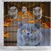 Amazing British Shorthair Cats Shower Curtain