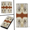 Bichon Frise Print Women's Leather Wallet