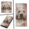 Cute Bloodhound Print Women's Leather Wallet