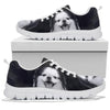 Japanese Chin On Black Print Running Shoes