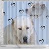 Amazing Central Asian Shepherd Dog Print Shower Curtain