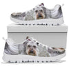 Cute Schnoodle Dog Print Running Shoes