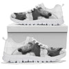 Whippet Dog On White Print Running Shoes