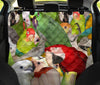 Cute Parrots In Lots Print Pet Seat Covers