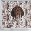 German Shorthaired Pointer Print Shower Curtain