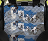 Bulldog Rushmore Mount Print Pet Seat Covers