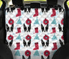 Boston Terrier Christmas Patterns Print Pet Seat Covers