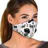 Manx Cat Print Premium Face Mask