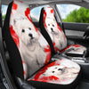 West Highland White Terrier Dog Print Car Seat Covers