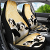 Polish Lowland Sheepdog Print Car Seat Covers