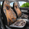 Bullmastiff Dog With Paw Print Car Seat Covers