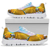 Blue-and-Yellow Macaw Print Running Shoes