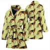 German Shepherd Dog Pattern Print Women's Bath Robe