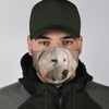 Pyrenean Mountain Dog Print Face Mask