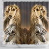 Afghan Hound Dog Print Shower Curtain