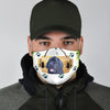 Newfoundland Dog Print Face Mask