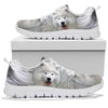 Samoyed Dog On White Print Running Shoes